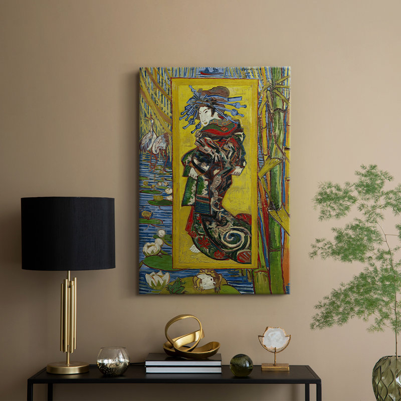 Courtesan: d'après Eisen - toile tendue par Vincent Van Gogh, 12 x 18