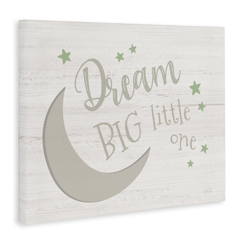 «Dream Big Little One», art mural sur toile par Natalie Carpentieri, H 16 po x l 20 po