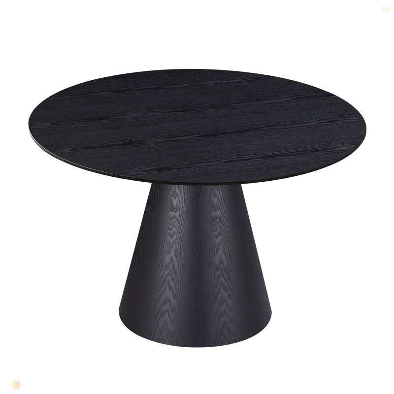 Table de salle à manger ronde, plateau de table rond en bois aggloméré moderne pour table de cuisine