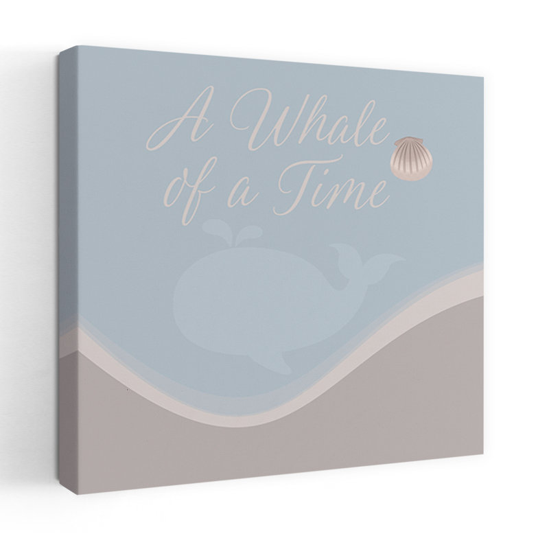 Une baleine de baleine fantaisiste, art côtier, H 18 po x l 18 po