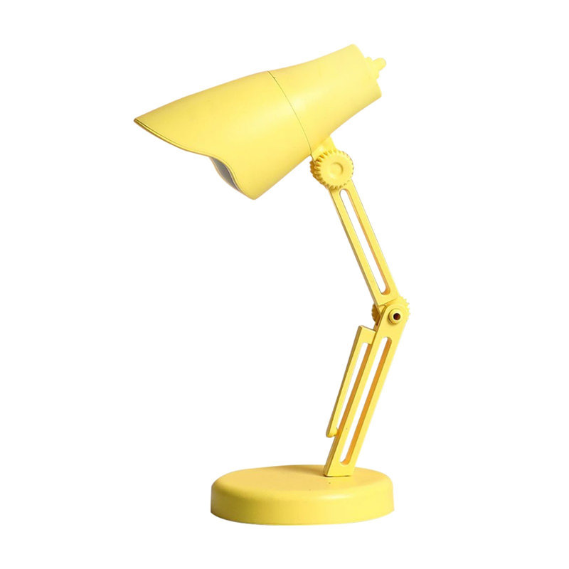 Mini lampe de bureau à DEL avec lampe de bureau, Yellow