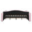 Lit de jour moderne rembourré avec rangement et système, molleton rose, gigogne avec accoudoirs Space Design, appareil audio-1991146972-1991146973