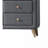 Dressers, Modern Light Gray Fabric 6-Drawer Dresser | Light Gray | Fabric