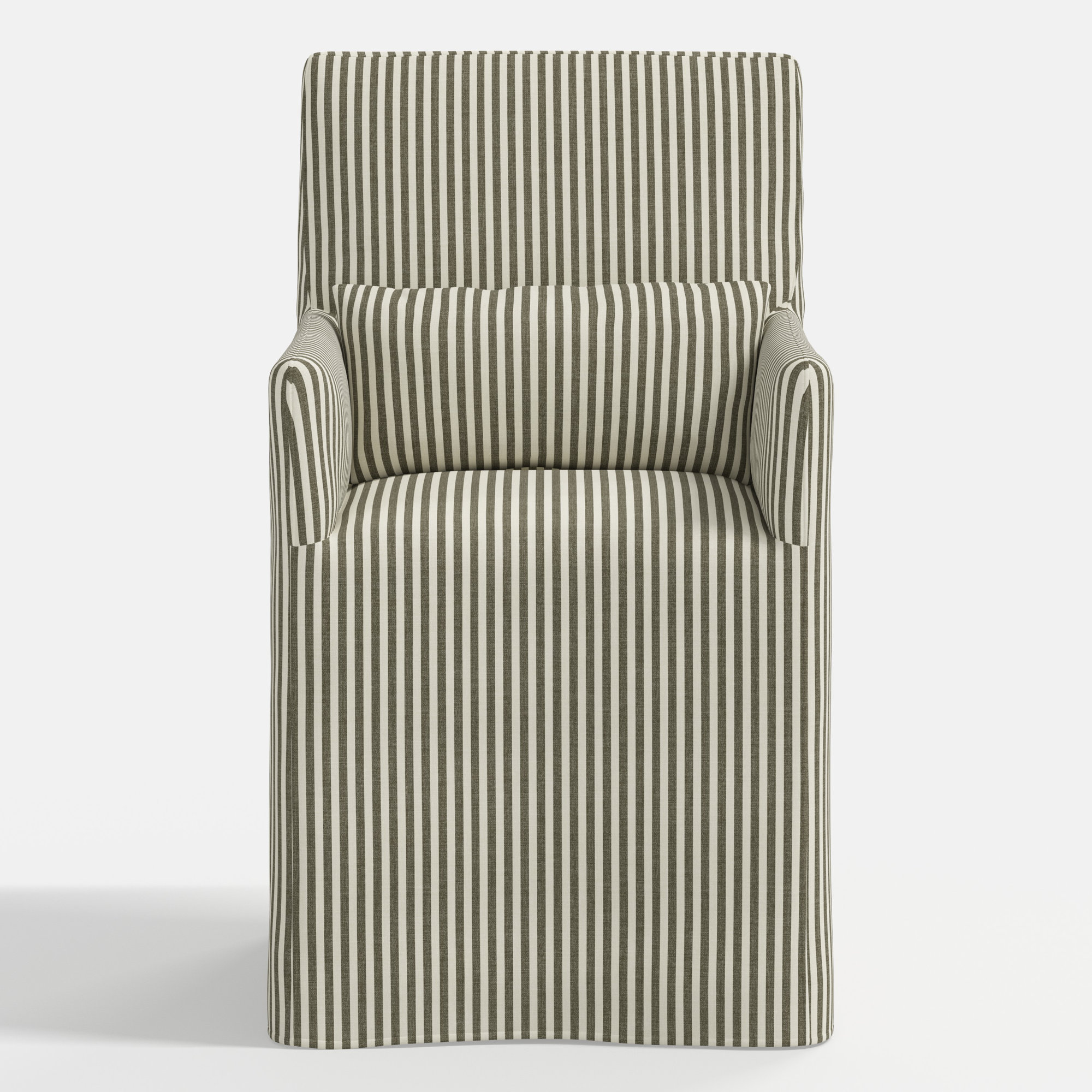 Stoffer Home x Cloth and Co. Lindy Dining Chair, Jane Stripe Laurel