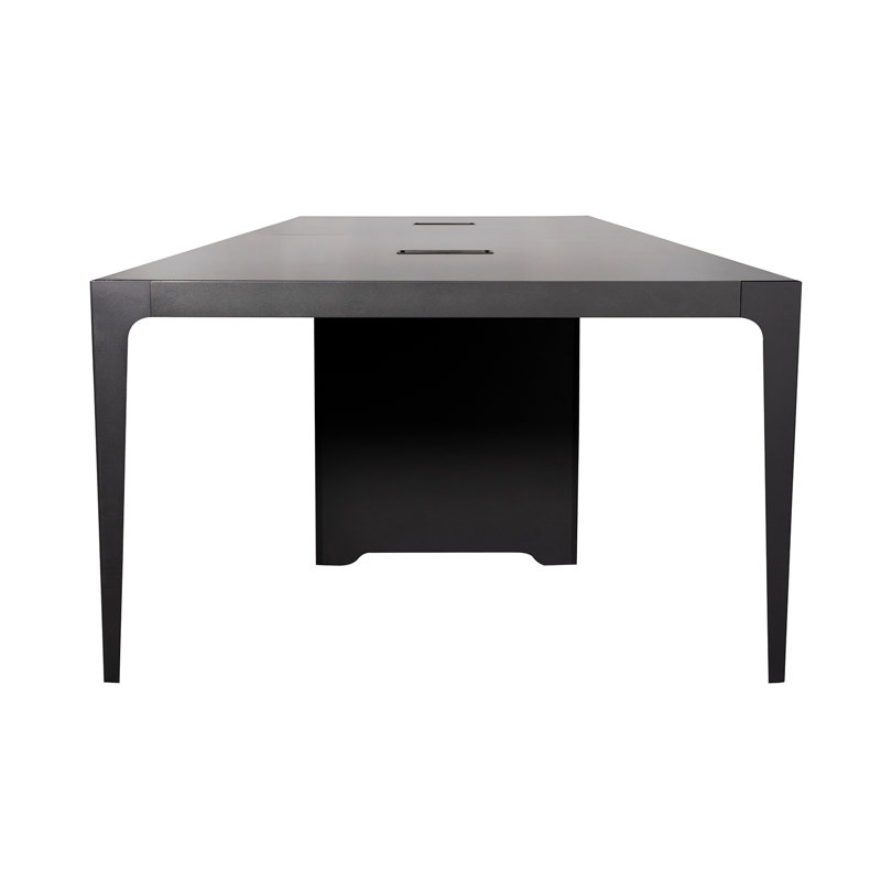 Table de conférence rectangulaire, Noir