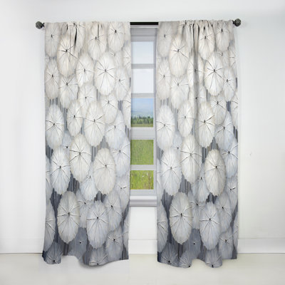 Rideau traditionnel en velours Keesey - beige et doré - 1 panneau