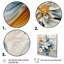 Abstrait fleur de magnolia blanc, bleu ambre - art mural fleurs-1445686915-1445686912