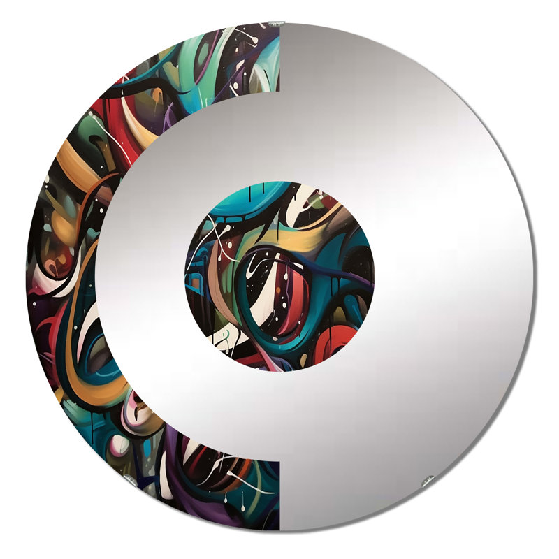 Miroir mural Celalettin, 23,6 po x 23,6 po
