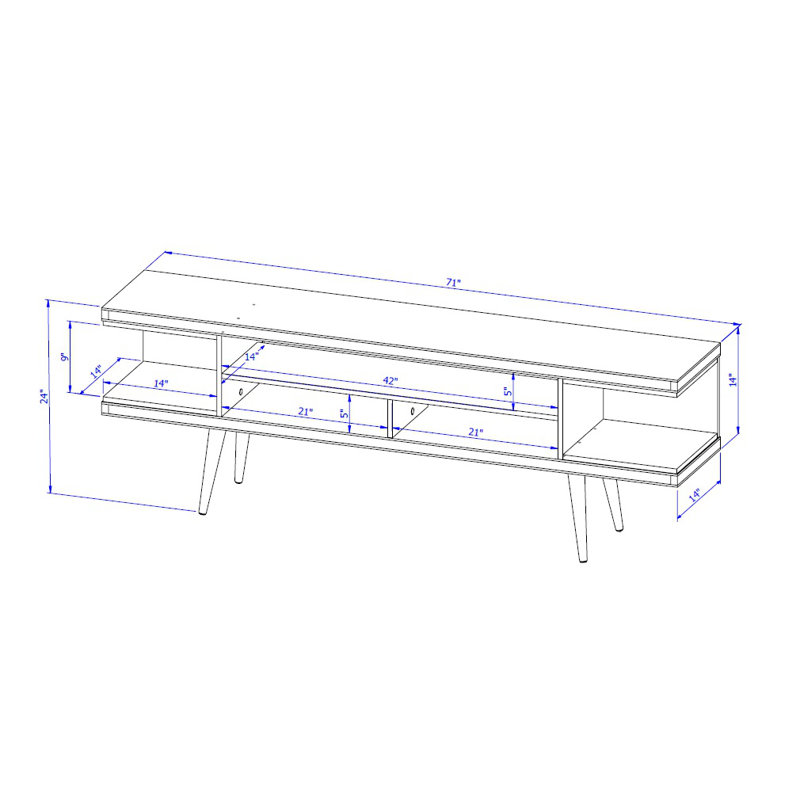 Michaelson TV Stand for TVs up to 65" - Stylish & Durable
