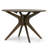 Blair Walnut Finish Round Wood Dining Table with Tripod Style Base-451761627