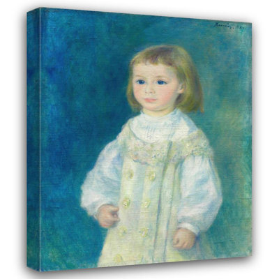 "Lucie Berard" by  Pierre-Auguste Renoir - Gallery Wrap Canvas Wall Art