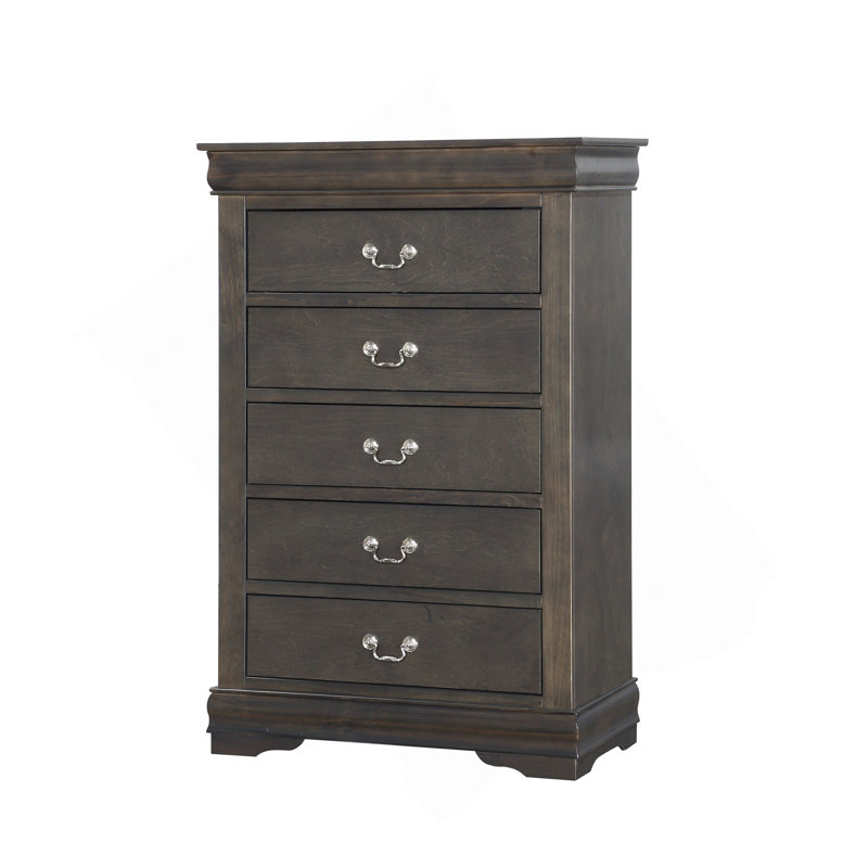 Louis Philippe Dark Gray Chest, Dark Gray