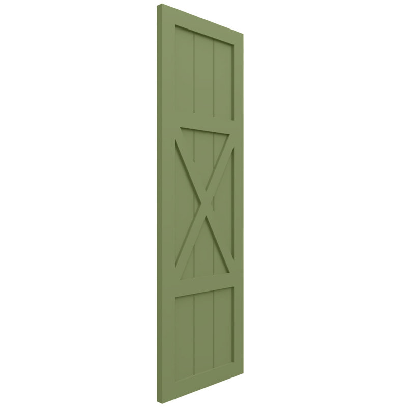 Volets de ferme EnduraCore, L 15 po, Vert mousse, H 79 po