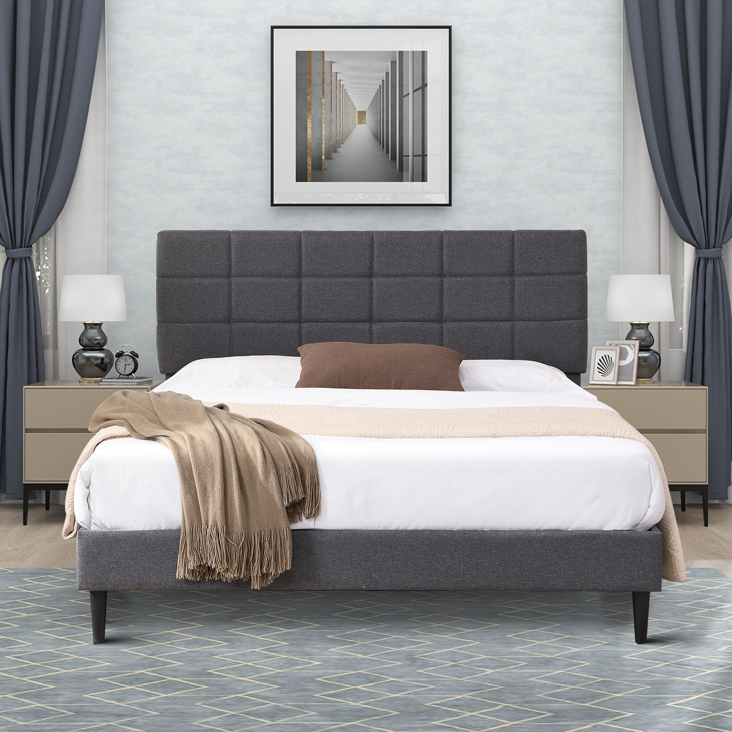 Latitude Run® Queen Platform Bed | Wayfair