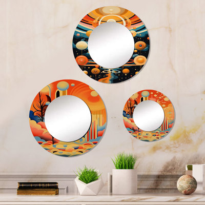 Lakessa Round Wall Mirror