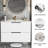 30" Bathroom Vanity with Ceramic Sink-902674696