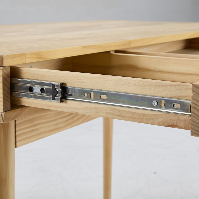 Solid Wood 47.24in Three-Draw 1Pcs Computer Desk