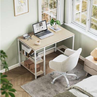 Alaudin Metal Base Computer Desk