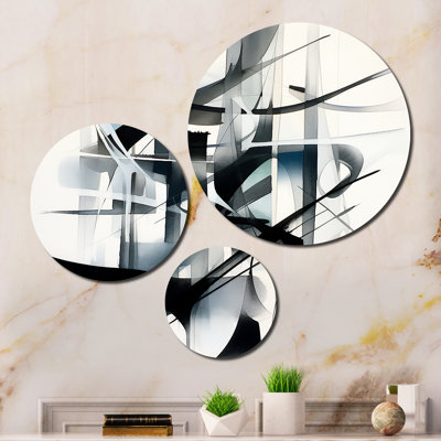 Abstract Wall Decor on Metal