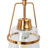 21.2" W 3-Light Dimmable Iron Vanity Light 
