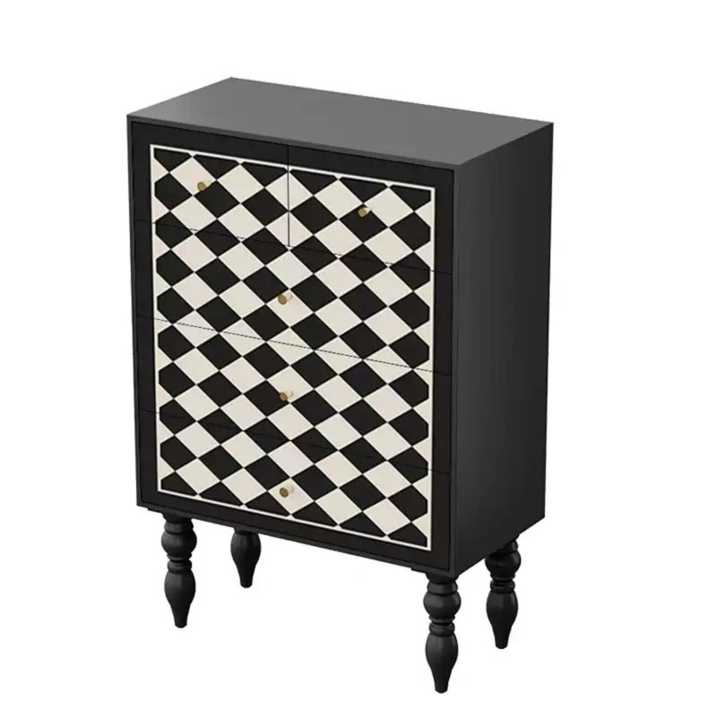 Modern Five Drawer  Storage Accent  Chest