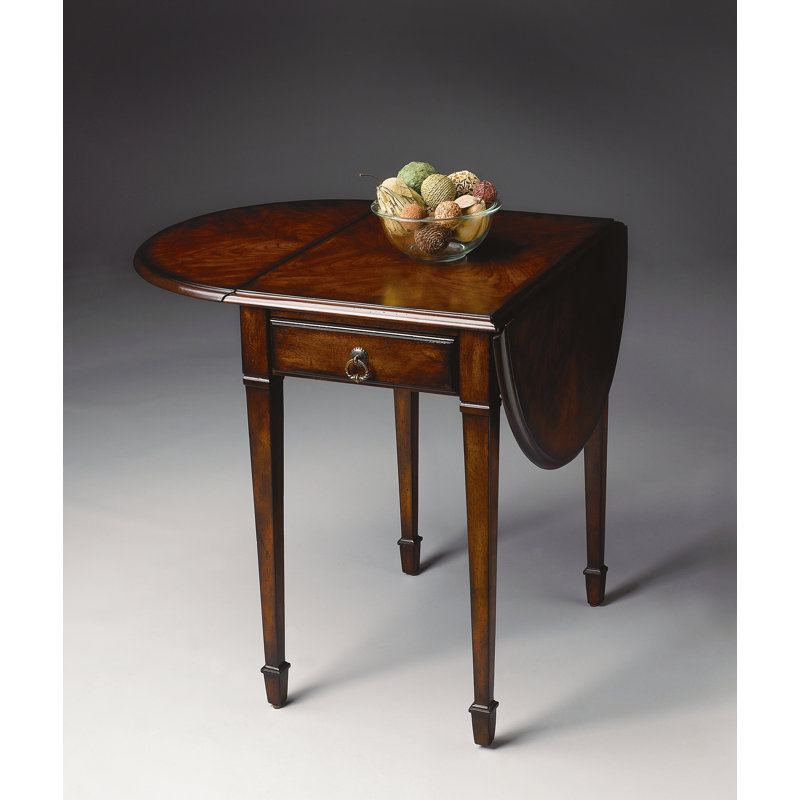 Aicia End Table with Storage, Plantation Cherry