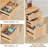 60'' Fluted Executive Desk with Drawers,Wood Home Office Desk with Storage Modern Fluted Computer Writing Desk for Study, Living Room, Bedroom,Natural Oak