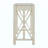Acacia Veneer Console Table With 4 Spacious Drawers, Modern Crisscross Design Entryway Table With Open Bottom Storage,Farmhouse Sofa Table For Living Room,Kitchen,Dining Room,Hallway-1874741295