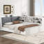 Lit plateforme en bois avec tablettes de rangement et 2 tiroirs-1930291696-1930291703