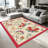 Floral carpet-easy to clean, machine-washable, soft and comfortable; suitable for door mats, kitchens, living rooms, bedrooms, corridors, and laundry areas. Easy to clean, durable carpet for home decoration.-1198126992
