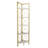 Remo 63'' H x 13'' W Iron Corner Bookcase-68290598
