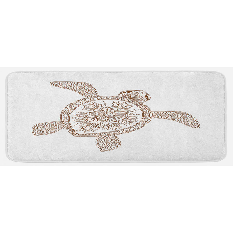 Coastal Synthetic Kitchen Mat