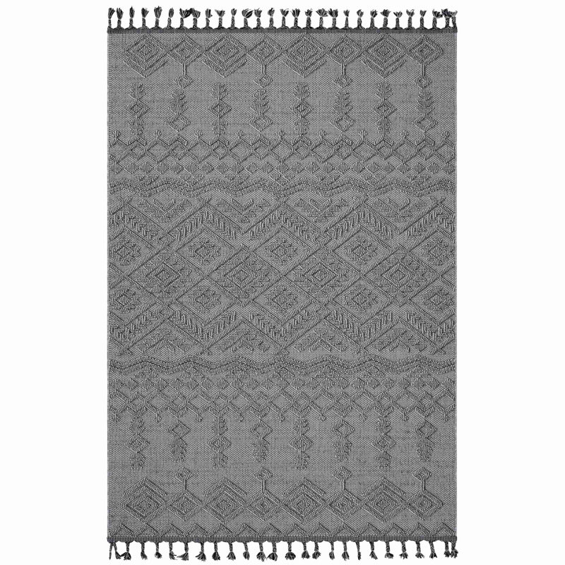Guros Collection Traditional Indoor Outdoor Area Rug, Rectangle 5'3" x 7'6"
