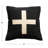 Wool Blend Pillow with Swiss Cross-1993292259