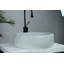 Lavabo de salle de bain vasque circulaire gris Kante