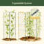 80" H A-Frame Metal Garden Trellis Pro-129034647