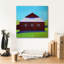 Toile épique Graffiti «Homestead Barn 5» par Carol Young, 18 po x 18 po