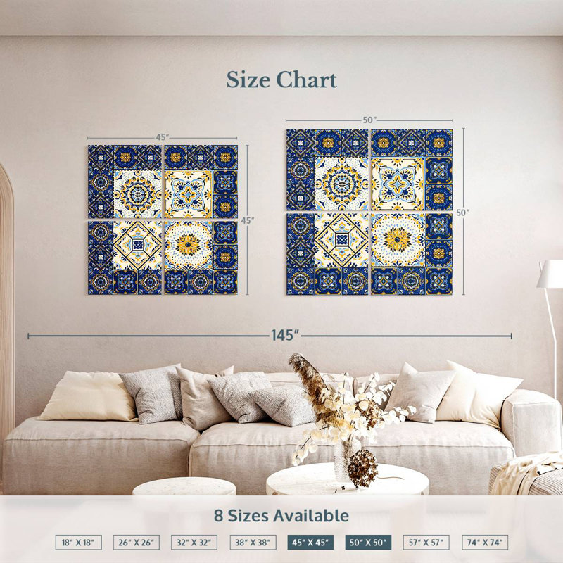 Carrelage mosaïque Kerner Talavera, H 45 po x l 45 po