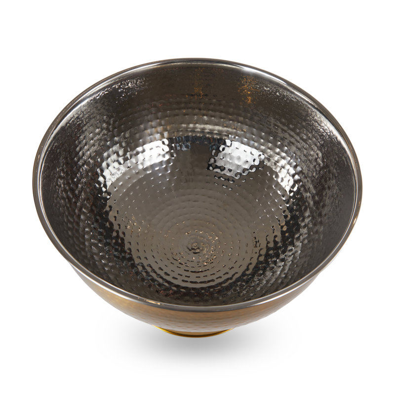Ankara Stainless Steel Decorative Bowl, Gold