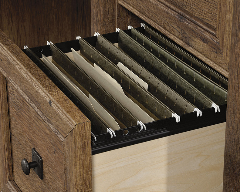 Oak Finish Computer Desk