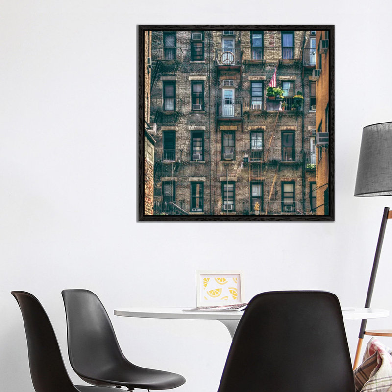 Beautiful And Ornate Metalwork In Abandoned Villa by Simon Yeung - Gallery-Wrapped Canvas Giclée on Canvas, Black Framed