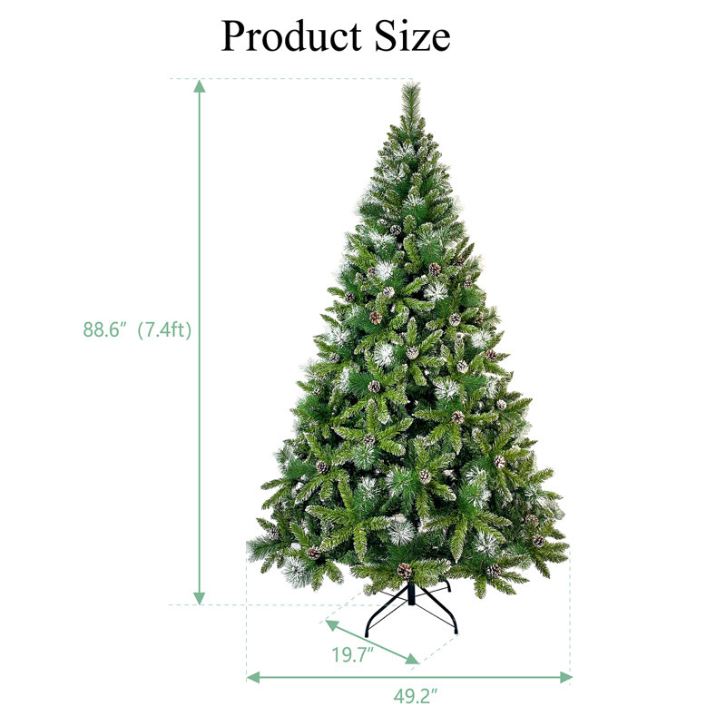 Arbre de Noël vert 88,6 po H