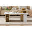 Ensemble de 2 tables basses gigognes Farmhouse avec finition en bois pour les salons Space-Smart-436720328