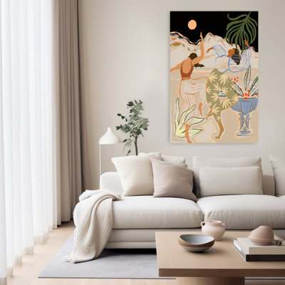 Art contemporain, plante colorée, art contemporain