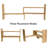 Planada Solid Wood Desktop Organizer Stackable Desk Organizer Bookshelf-886820768