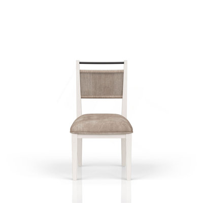 Rope Back Chair - Vanilla / Carmel