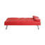 Canapé-lit double de bureau avec table basse assortie-655054788