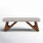 Polyester Upholstered Bench-1692406813