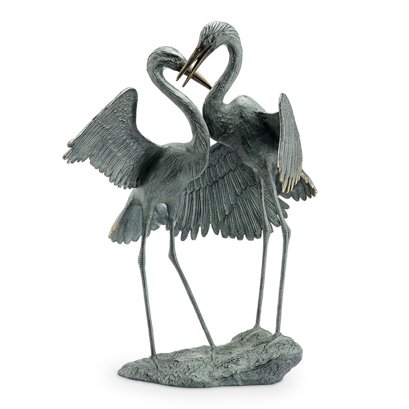 Sculpture de jardin Gentle Embrace Crane