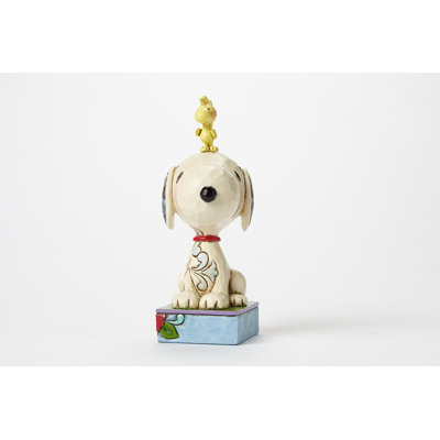 Peanuts by Jim Shore Snoopy & Woodstock Figurine 5in H
